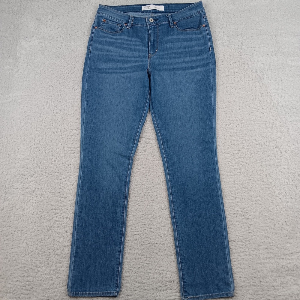 Signature by Levi Strauss & Co Jeans Mid Rise Slim Woman 14L Blue 67724-0025